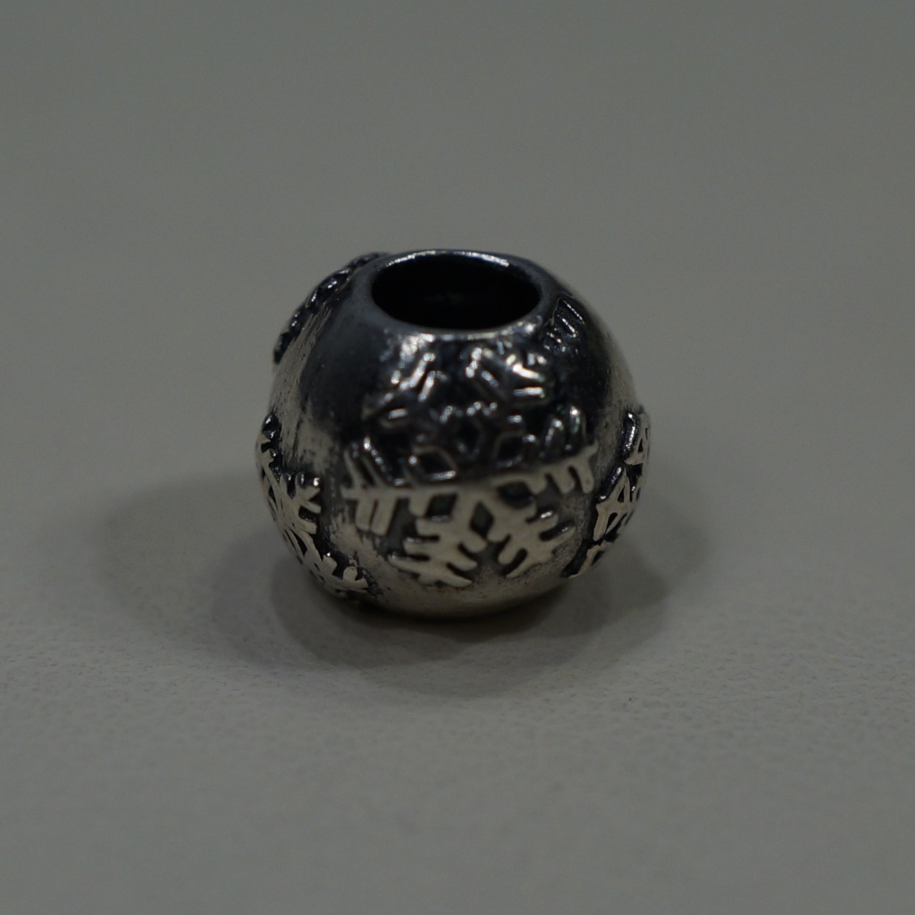 Trollbeads Sterling Silver Snowball Bead 25$